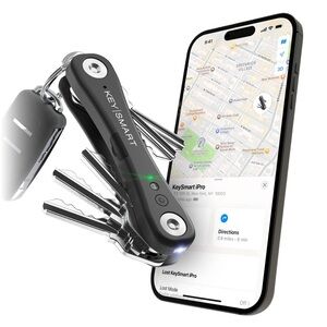 KeySmart iPro Works With Apple Find My Network 14 Key Holder Organizer Tracker